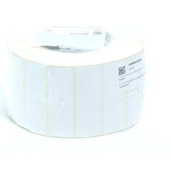 Polyester Etiketten, weiß eine Rolle 3000STK  Neu OVP